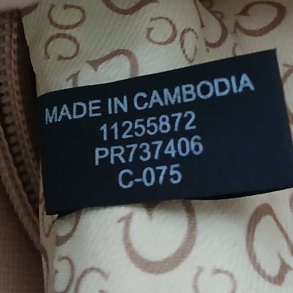 GUESS Bag Purse Handbag Satchel Floral Faux Leather NEW - Picture 13 of 14